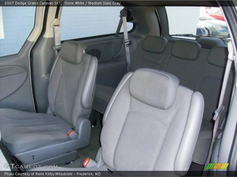 Stone White / Medium Slate Gray 2007 Dodge Grand Caravan SXT