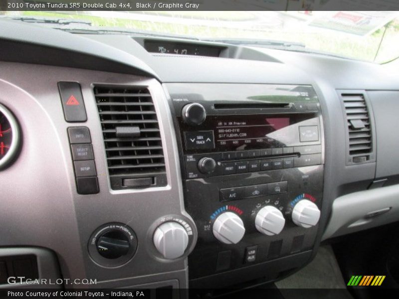 Black / Graphite Gray 2010 Toyota Tundra SR5 Double Cab 4x4