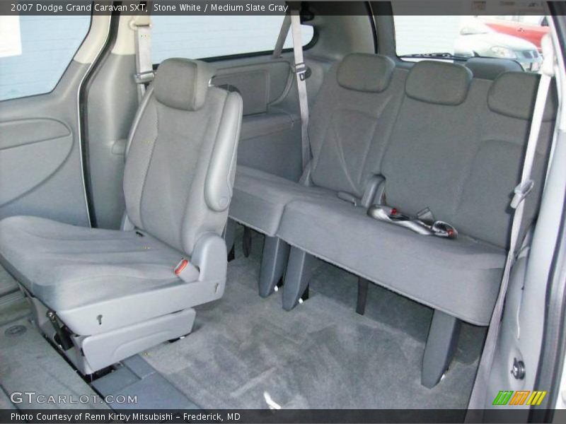 Stone White / Medium Slate Gray 2007 Dodge Grand Caravan SXT