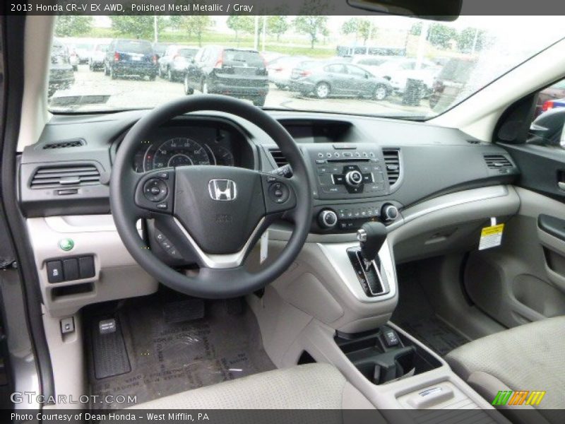 Polished Metal Metallic / Gray 2013 Honda CR-V EX AWD