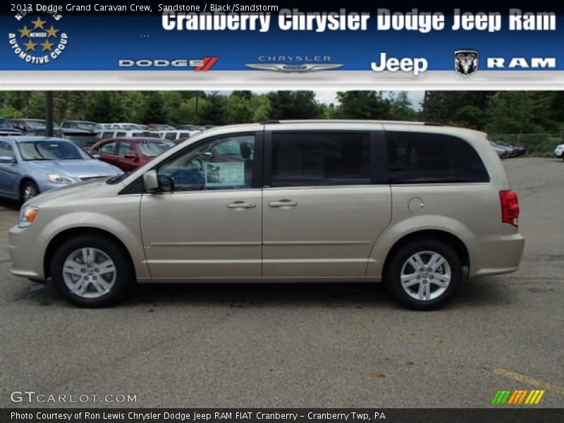 Sandstone / Black/Sandstorm 2013 Dodge Grand Caravan Crew