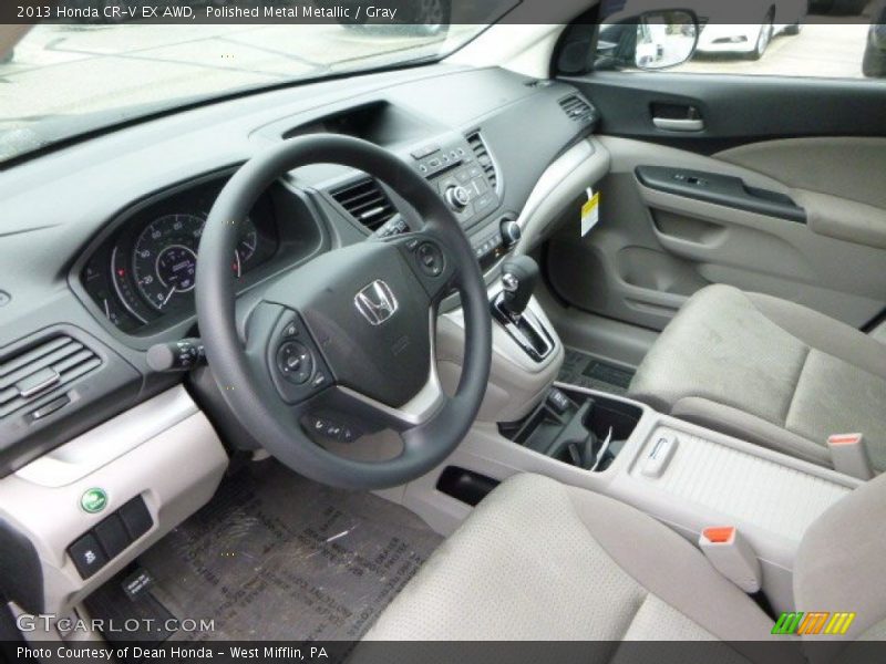 Polished Metal Metallic / Gray 2013 Honda CR-V EX AWD