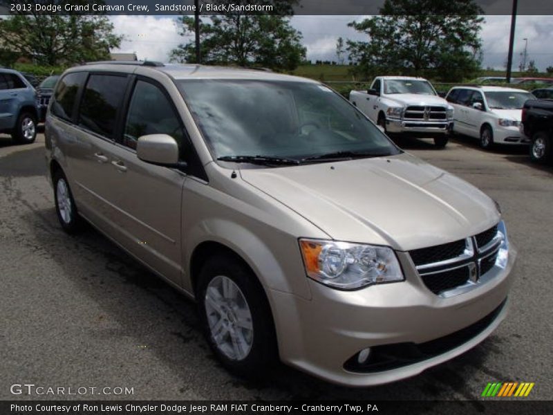 Sandstone / Black/Sandstorm 2013 Dodge Grand Caravan Crew