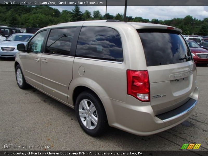 Sandstone / Black/Sandstorm 2013 Dodge Grand Caravan Crew