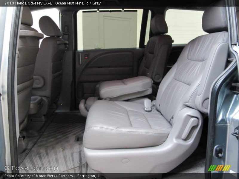 Ocean Mist Metallic / Gray 2010 Honda Odyssey EX-L