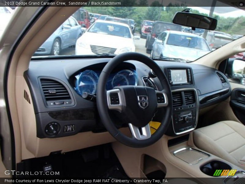 Dashboard of 2013 Grand Caravan Crew