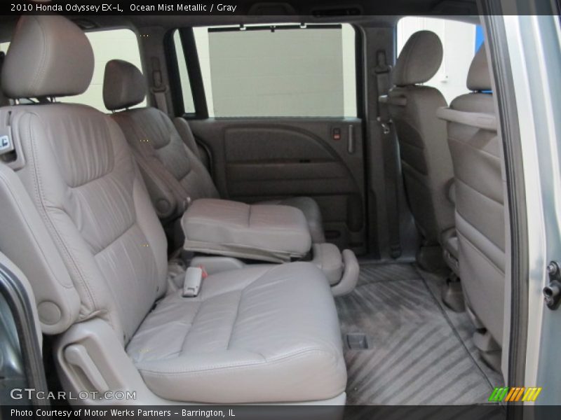 Ocean Mist Metallic / Gray 2010 Honda Odyssey EX-L