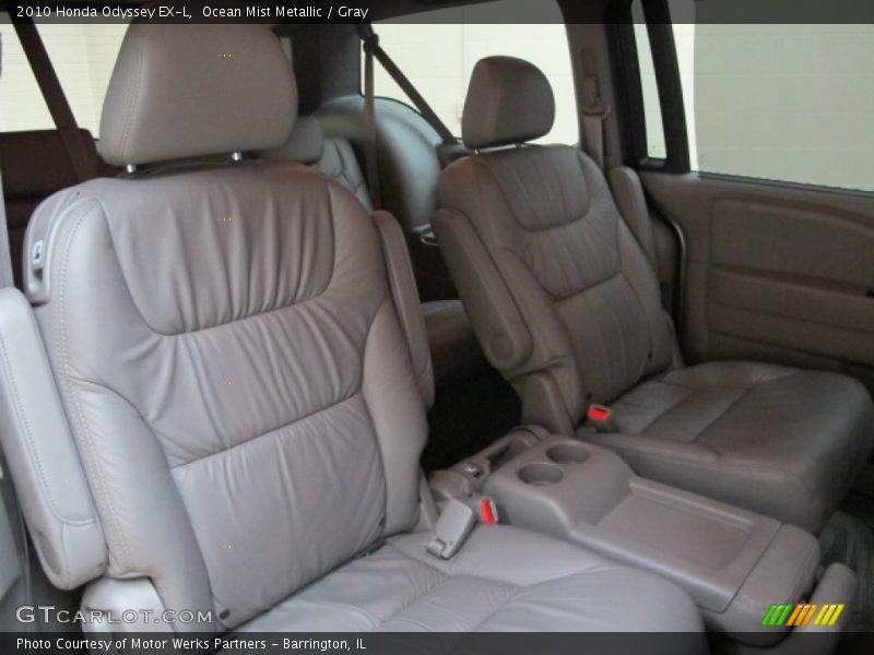 Ocean Mist Metallic / Gray 2010 Honda Odyssey EX-L