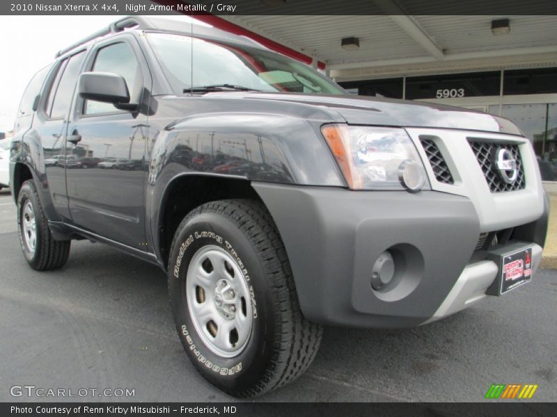 Night Armor Metallic / Gray 2010 Nissan Xterra X 4x4
