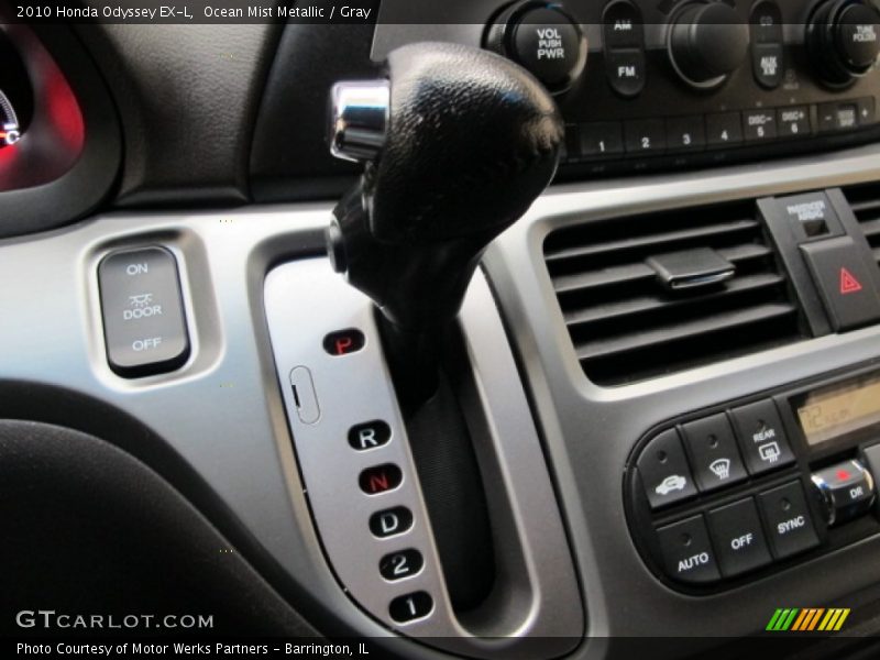 Ocean Mist Metallic / Gray 2010 Honda Odyssey EX-L