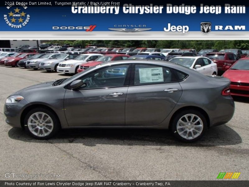 Tungsten Metallic / Black/Light Frost 2013 Dodge Dart Limited