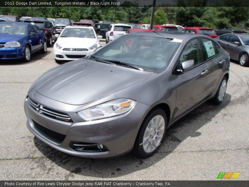 Tungsten Metallic / Black/Light Frost 2013 Dodge Dart Limited