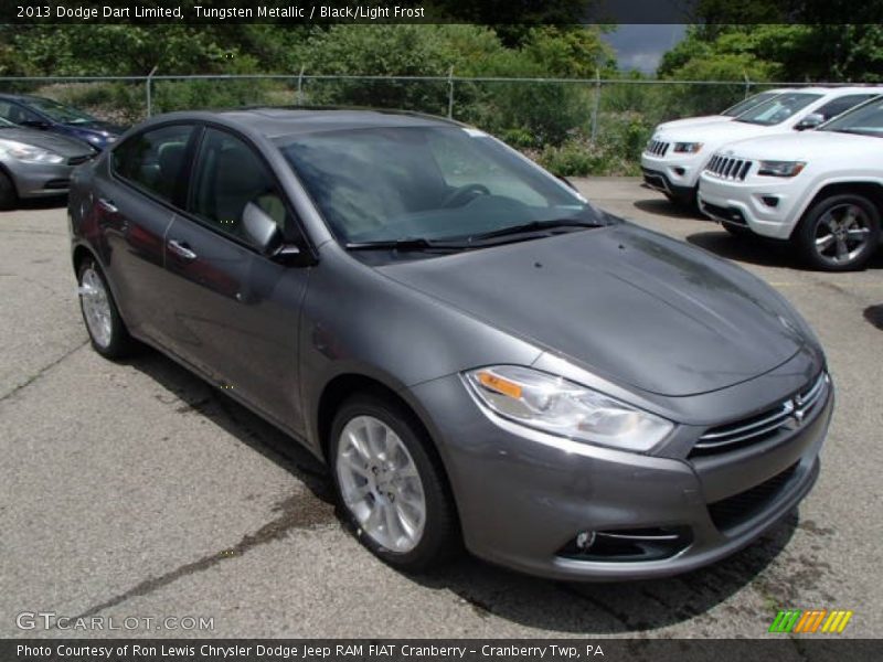 Tungsten Metallic / Black/Light Frost 2013 Dodge Dart Limited