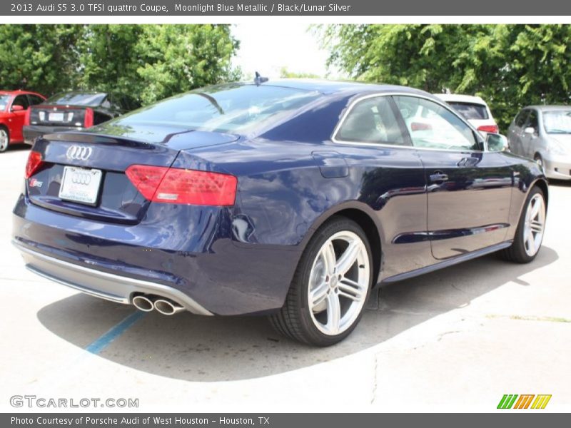 Moonlight Blue Metallic / Black/Lunar Silver 2013 Audi S5 3.0 TFSI quattro Coupe