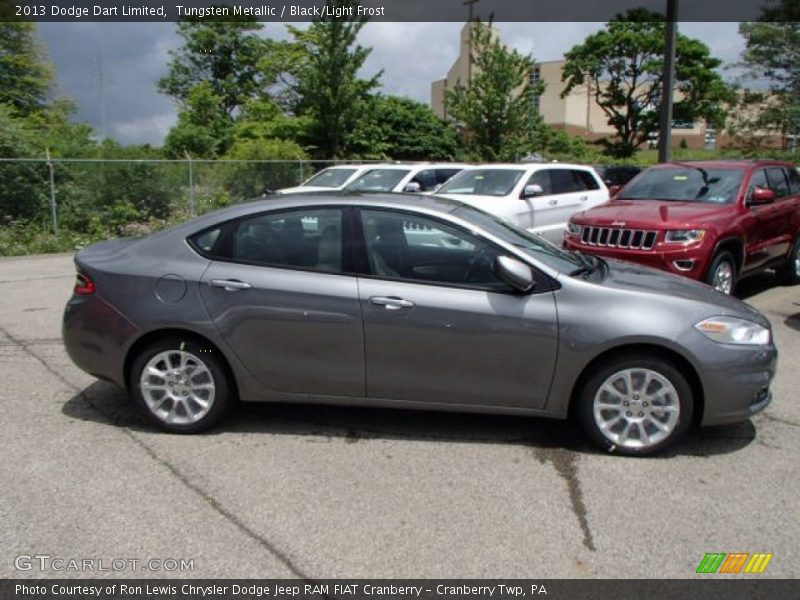 Tungsten Metallic / Black/Light Frost 2013 Dodge Dart Limited