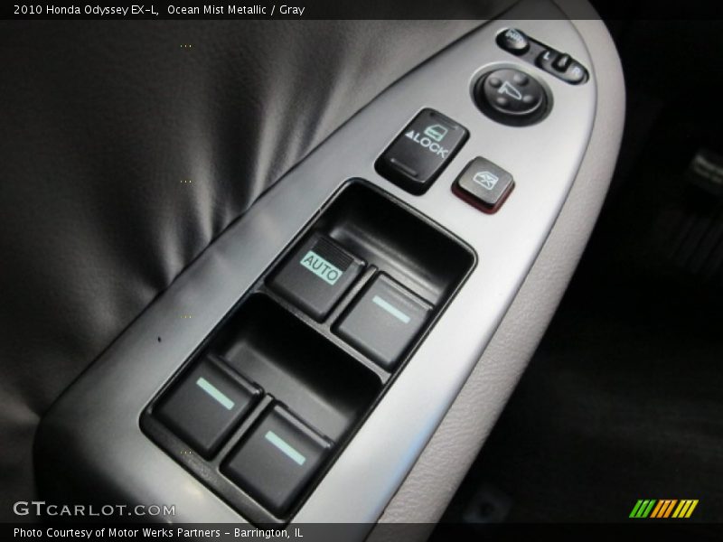 Ocean Mist Metallic / Gray 2010 Honda Odyssey EX-L