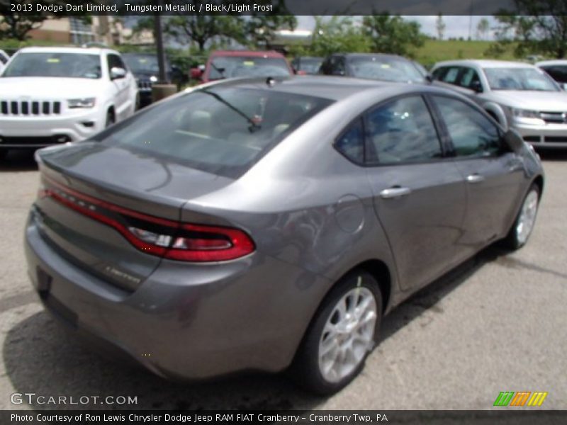 Tungsten Metallic / Black/Light Frost 2013 Dodge Dart Limited