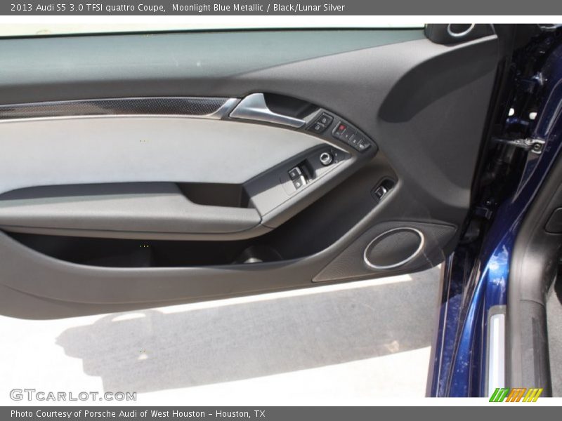 Moonlight Blue Metallic / Black/Lunar Silver 2013 Audi S5 3.0 TFSI quattro Coupe