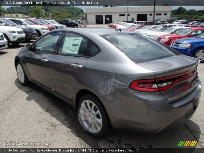 Tungsten Metallic / Black/Light Frost 2013 Dodge Dart Limited