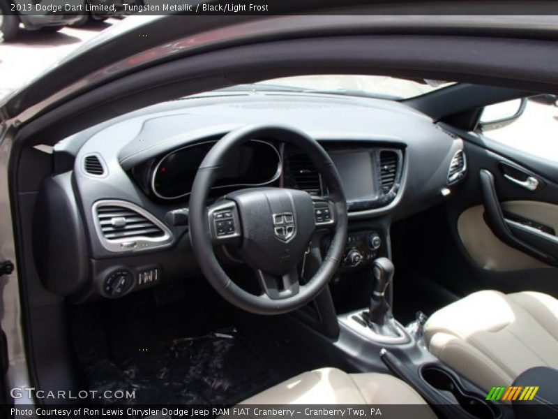 Black/Light Frost Interior - 2013 Dart Limited 