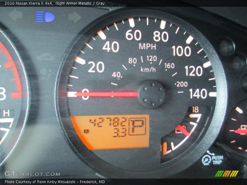 Night Armor Metallic / Gray 2010 Nissan Xterra X 4x4