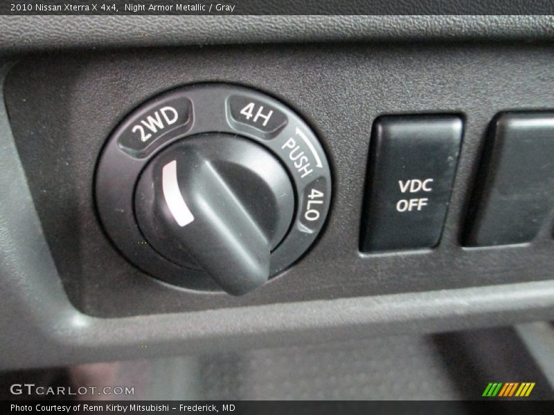 Night Armor Metallic / Gray 2010 Nissan Xterra X 4x4