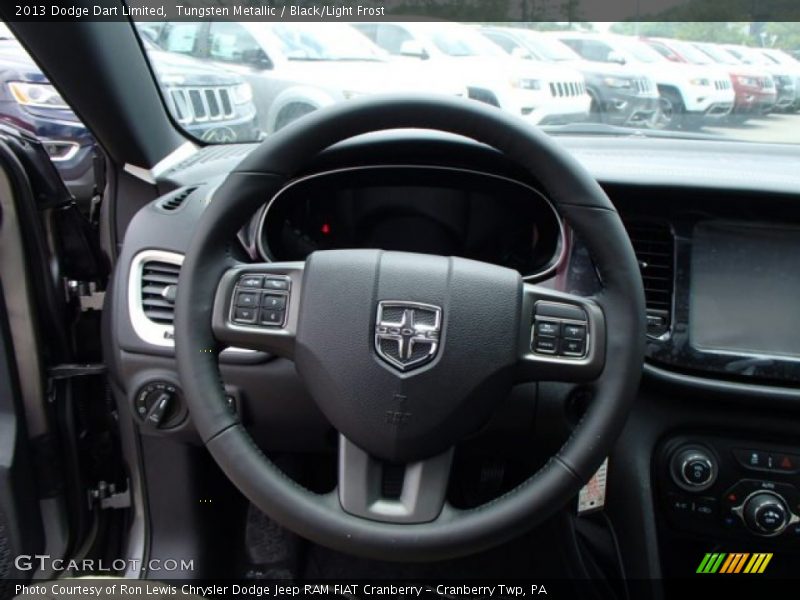 Tungsten Metallic / Black/Light Frost 2013 Dodge Dart Limited