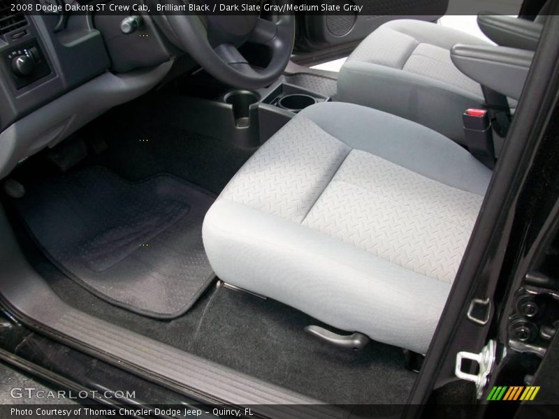 Brilliant Black / Dark Slate Gray/Medium Slate Gray 2008 Dodge Dakota ST Crew Cab