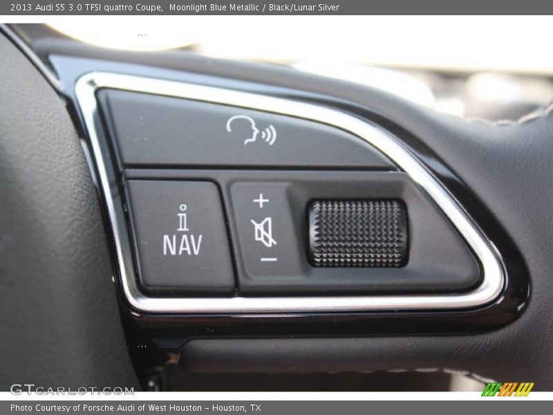 Moonlight Blue Metallic / Black/Lunar Silver 2013 Audi S5 3.0 TFSI quattro Coupe