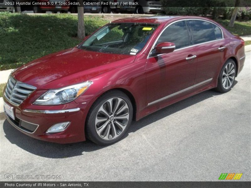  2013 Genesis 5.0 R Spec Sedan Cabernet Red Pearl