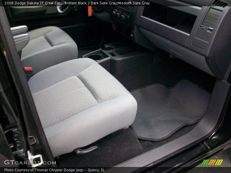 Brilliant Black / Dark Slate Gray/Medium Slate Gray 2008 Dodge Dakota ST Crew Cab