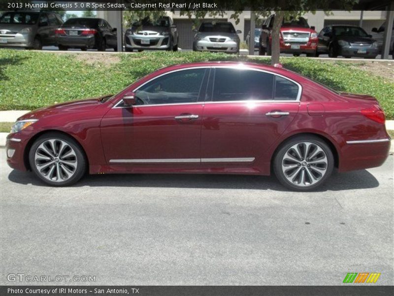  2013 Genesis 5.0 R Spec Sedan Cabernet Red Pearl