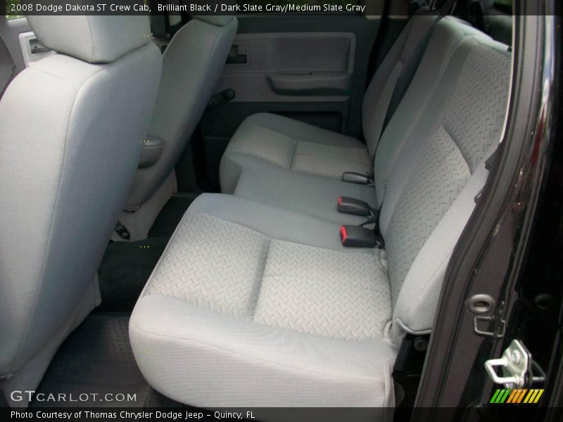 Brilliant Black / Dark Slate Gray/Medium Slate Gray 2008 Dodge Dakota ST Crew Cab