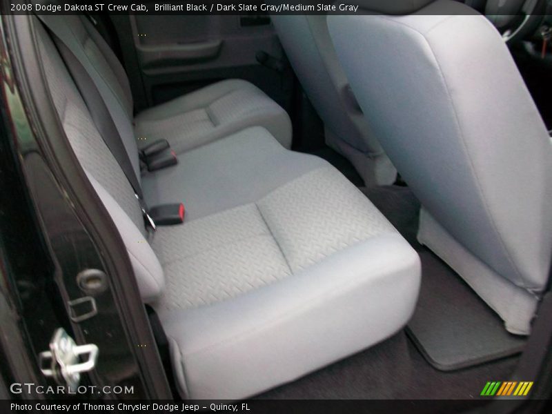 Brilliant Black / Dark Slate Gray/Medium Slate Gray 2008 Dodge Dakota ST Crew Cab