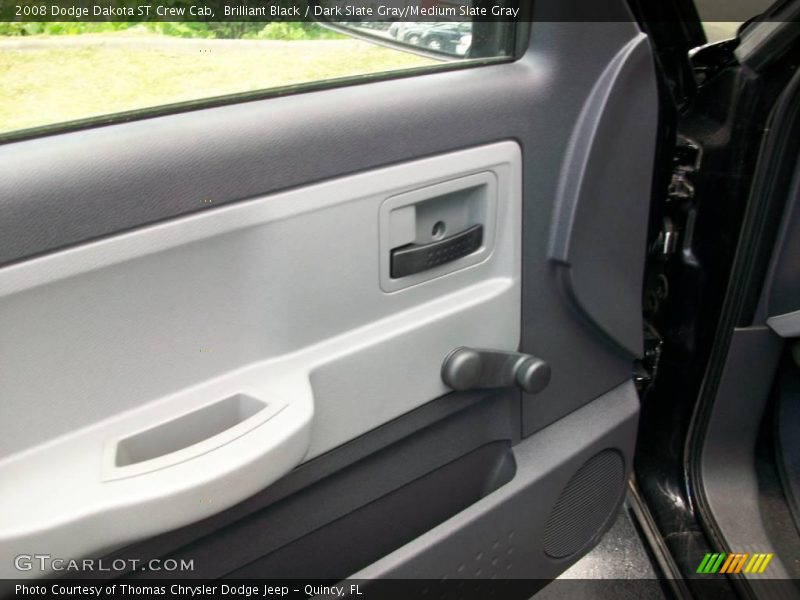 Brilliant Black / Dark Slate Gray/Medium Slate Gray 2008 Dodge Dakota ST Crew Cab