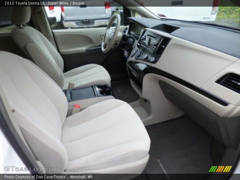 Super White / Bisque 2011 Toyota Sienna LE