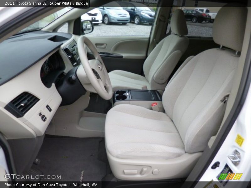 Super White / Bisque 2011 Toyota Sienna LE