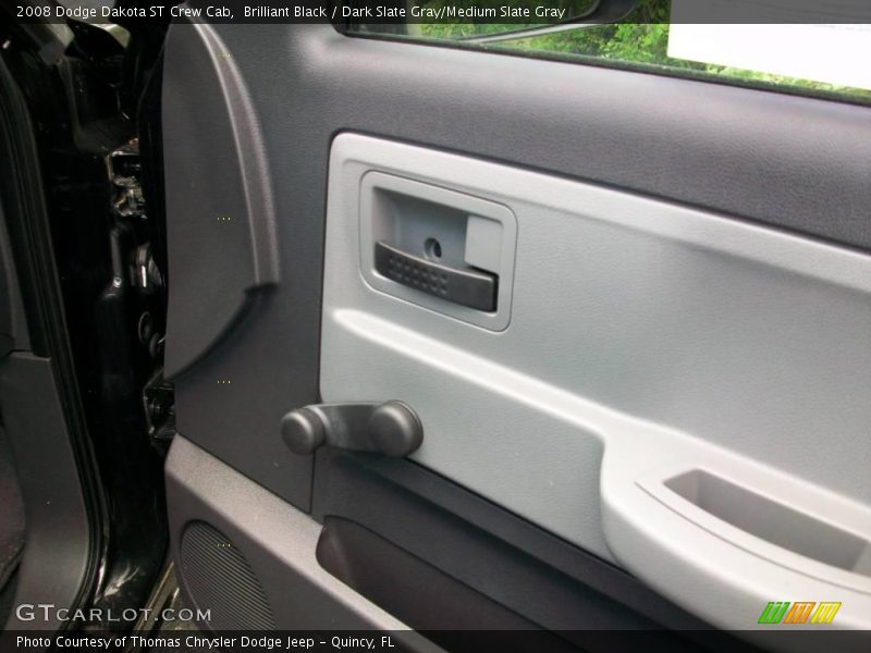 Brilliant Black / Dark Slate Gray/Medium Slate Gray 2008 Dodge Dakota ST Crew Cab