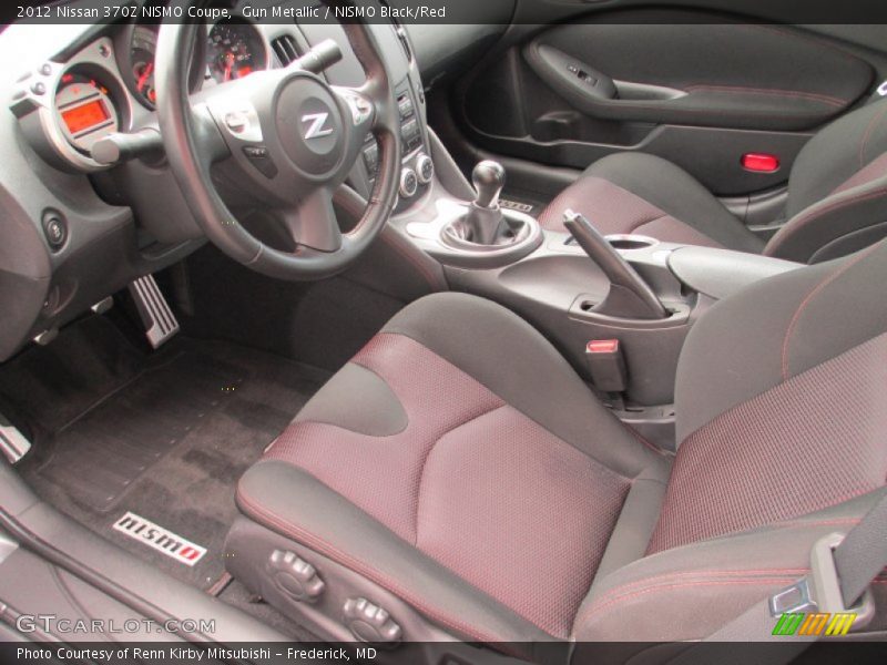 NISMO Black/Red Interior - 2012 370Z NISMO Coupe 