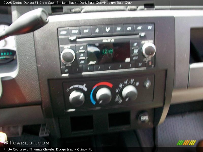 Brilliant Black / Dark Slate Gray/Medium Slate Gray 2008 Dodge Dakota ST Crew Cab