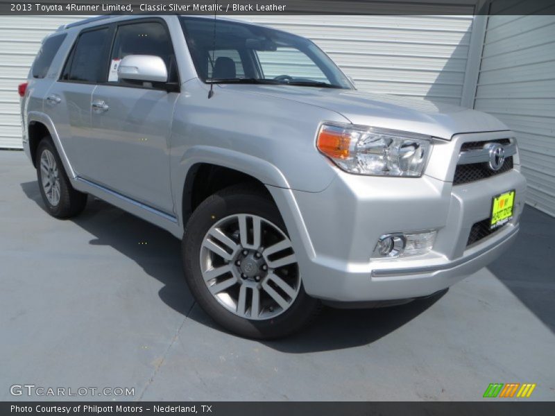 Classic Silver Metallic / Black Leather 2013 Toyota 4Runner Limited