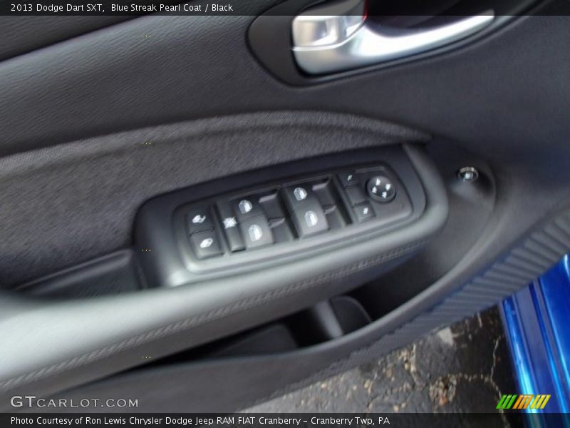 Blue Streak Pearl Coat / Black 2013 Dodge Dart SXT