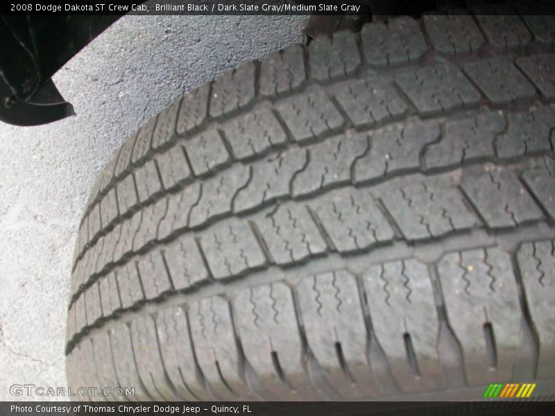 Brilliant Black / Dark Slate Gray/Medium Slate Gray 2008 Dodge Dakota ST Crew Cab