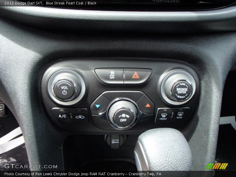 Blue Streak Pearl Coat / Black 2013 Dodge Dart SXT