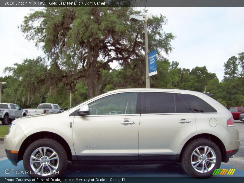 Gold Leaf Metallic / Light Camel 2010 Lincoln MKX FWD