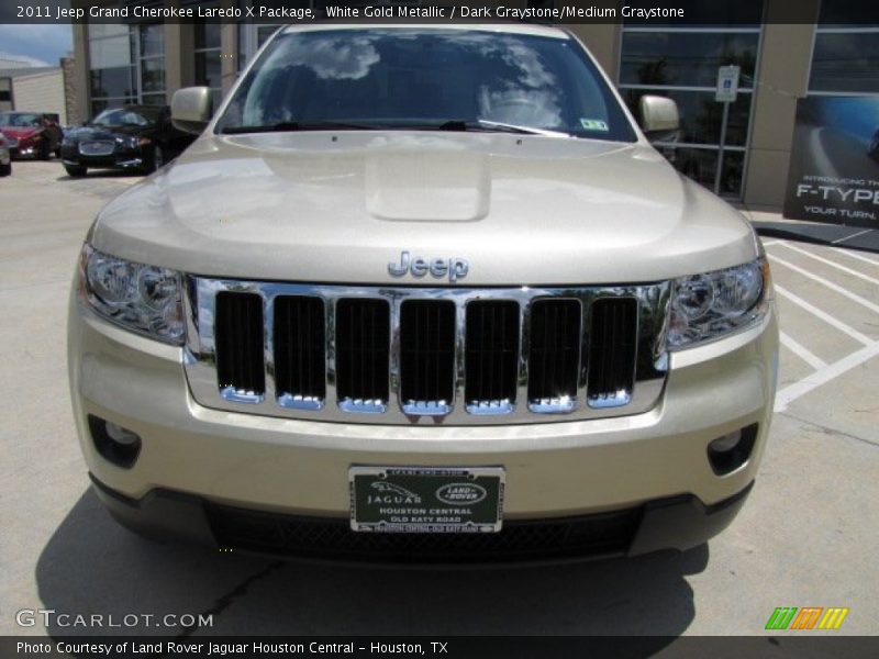 White Gold Metallic / Dark Graystone/Medium Graystone 2011 Jeep Grand Cherokee Laredo X Package