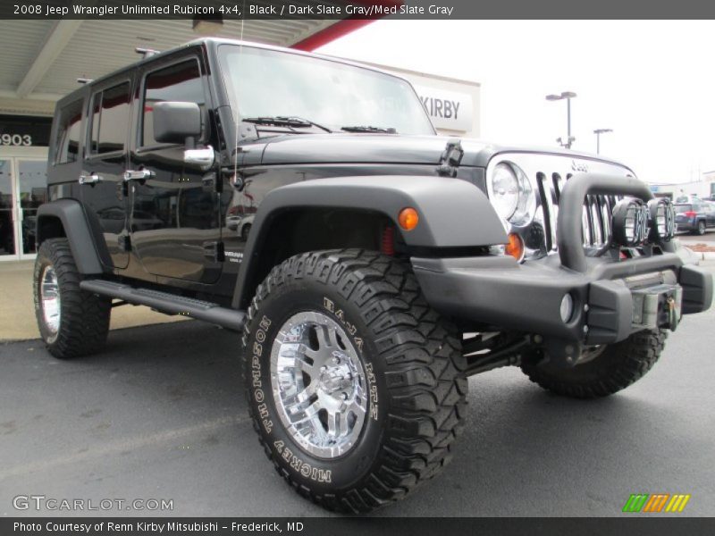 Black / Dark Slate Gray/Med Slate Gray 2008 Jeep Wrangler Unlimited Rubicon 4x4