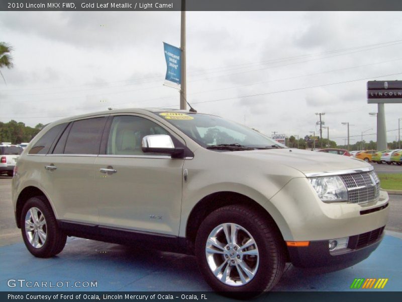Gold Leaf Metallic / Light Camel 2010 Lincoln MKX FWD