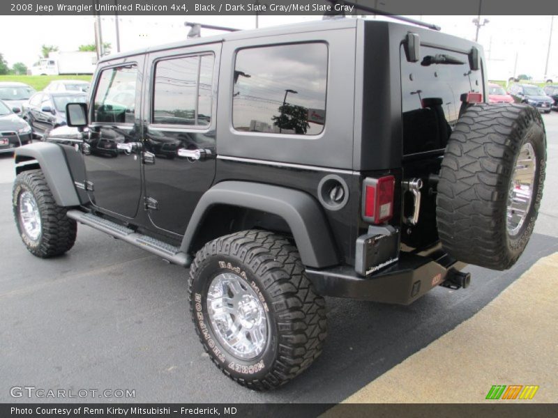 Black / Dark Slate Gray/Med Slate Gray 2008 Jeep Wrangler Unlimited Rubicon 4x4