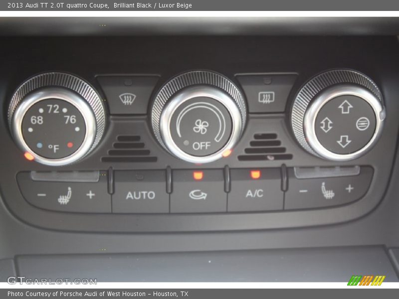 Controls of 2013 TT 2.0T quattro Coupe